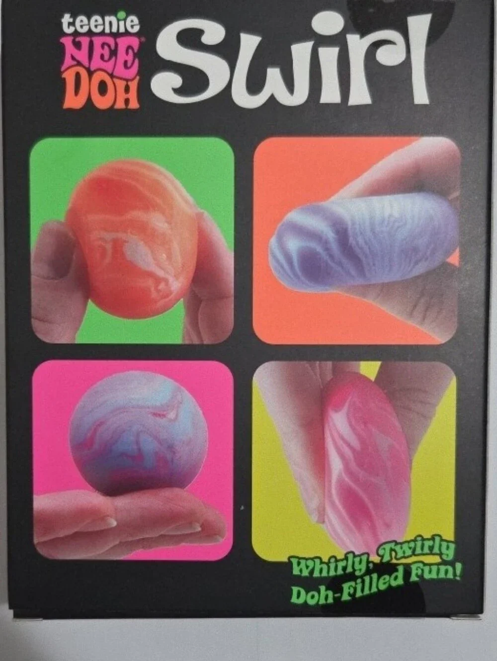 Needoh Teenie Swirl Balls 4 Pack-Authentic